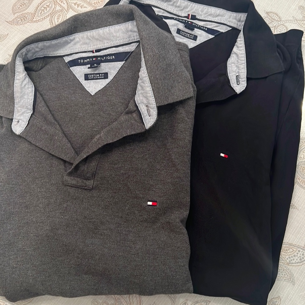 2 Tommy Hilfiger short sleeve polos